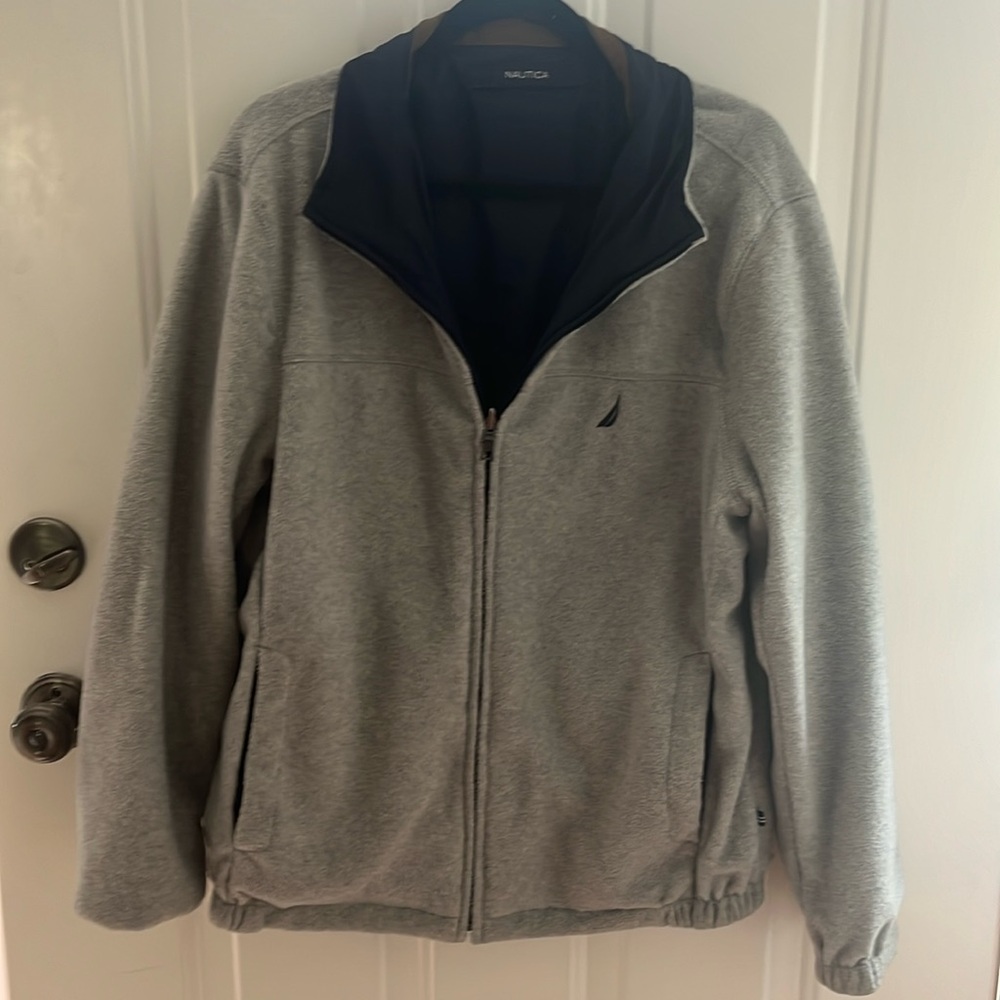 Reversible Nautica fleece jacket.